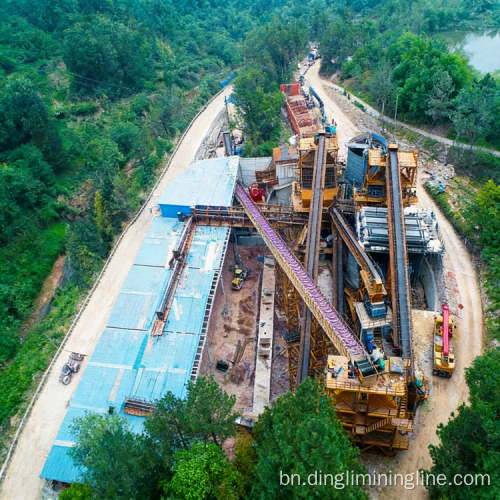 দক্ষ 1000 TPH চুনাপাথর ওয়াশিং এবং এগ্রিগেশন সিস্টেম